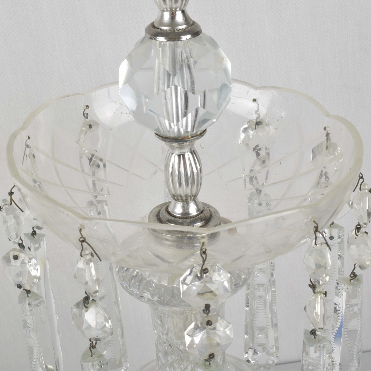 Pair of Vintage Glass Luster's