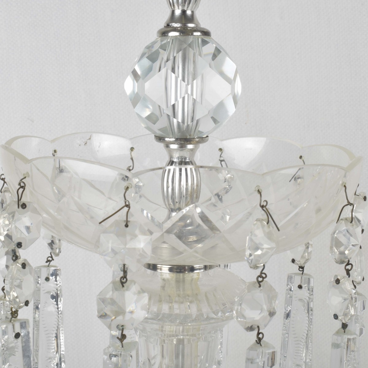 Pair of Vintage Glass Luster's