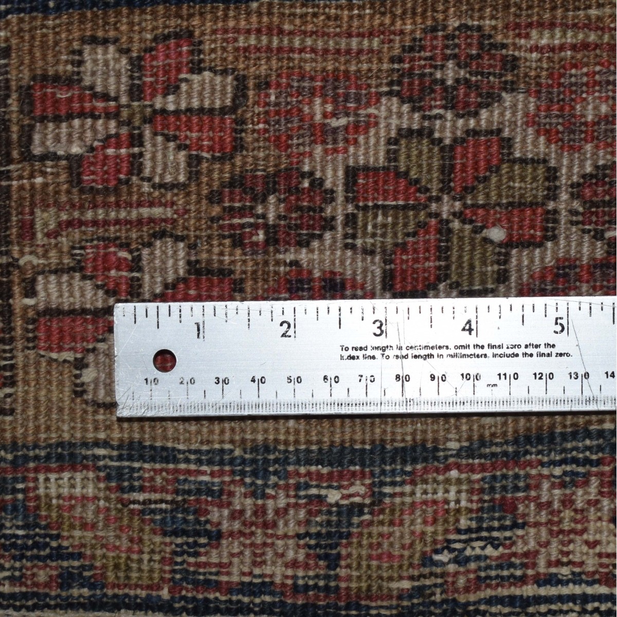 Vintage Persian Heriz Tribal Rug