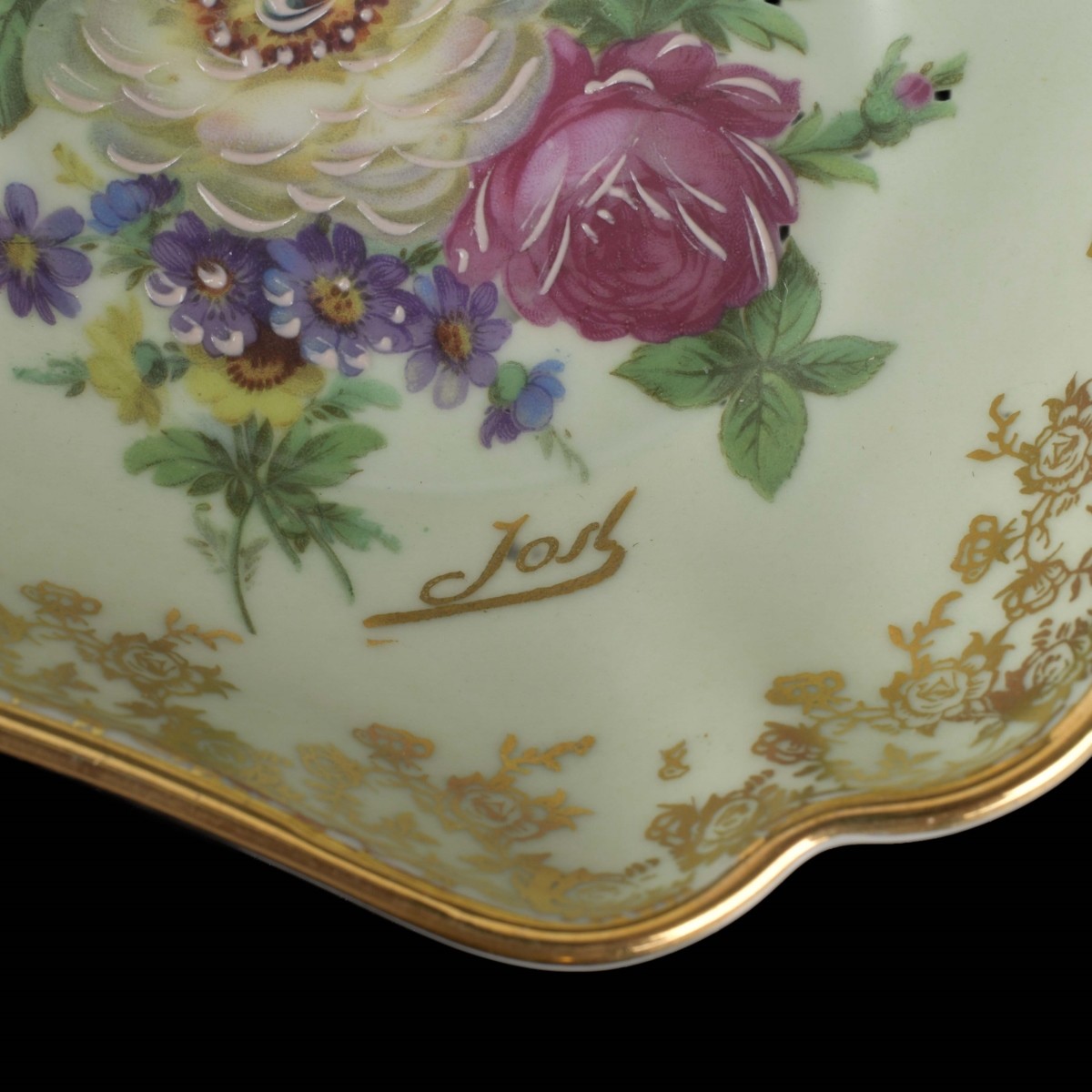 Limoges Porcelain Fruit Service
