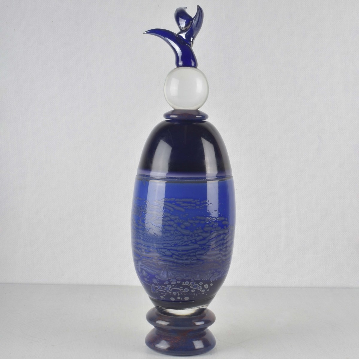 Large Art Glass Bottle