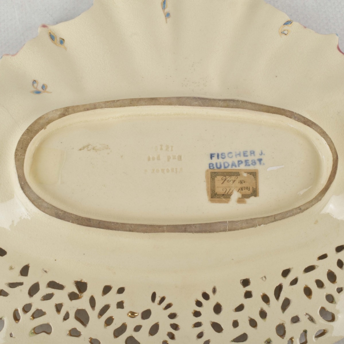 J. Fischer Budapest Hungarian Plate