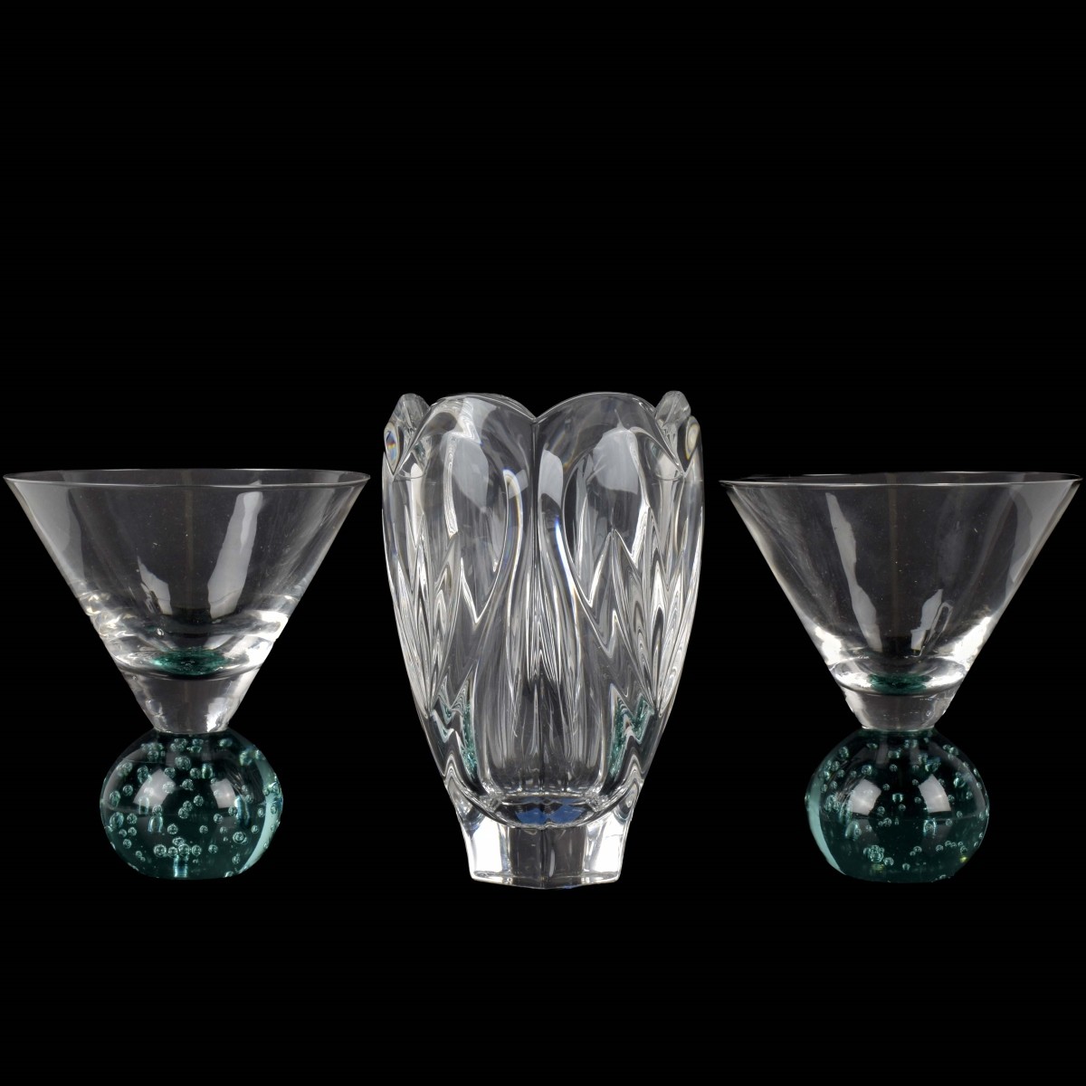 Lot of Crystal Table Ware Pieces