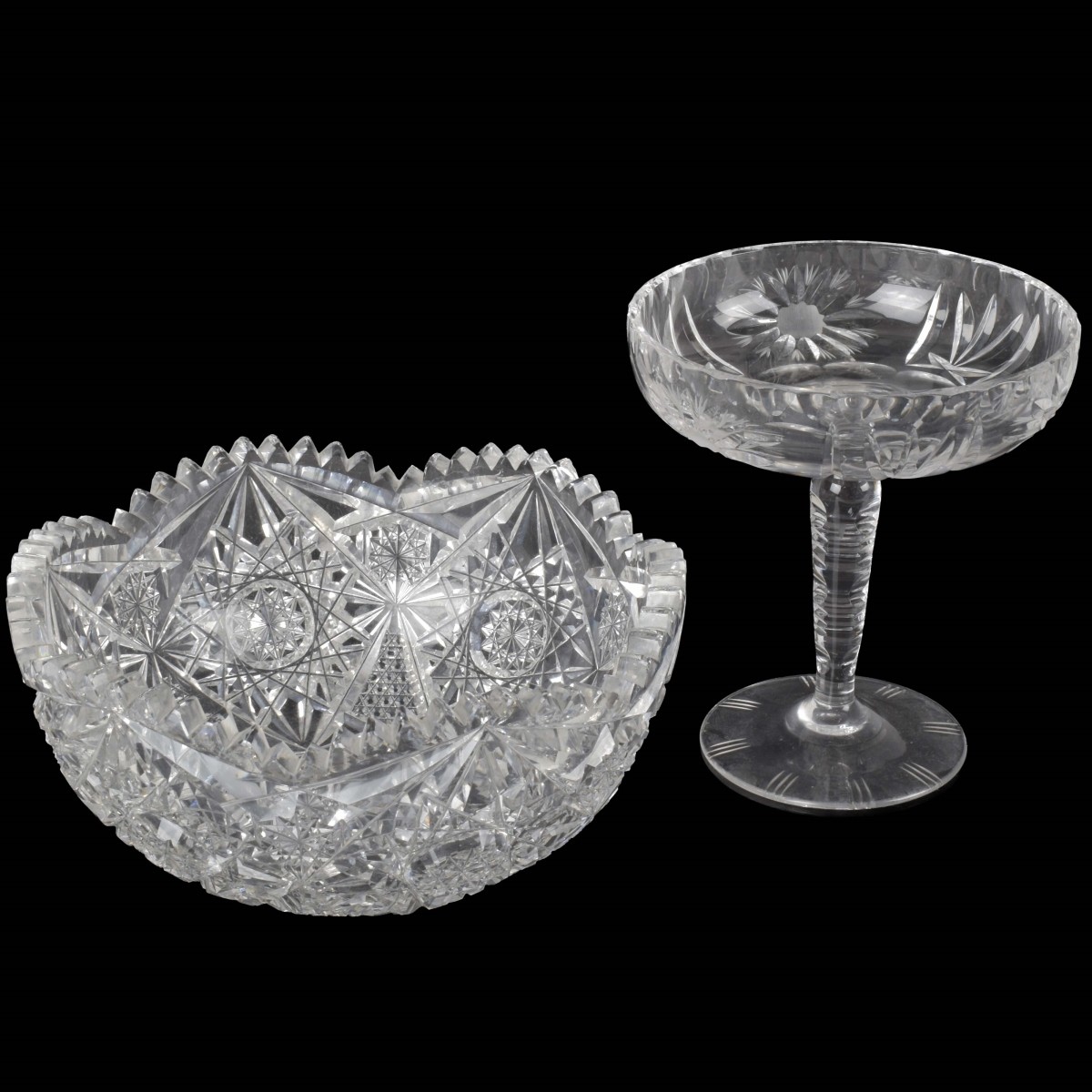 Lot of Glass and Crystal Pieces
