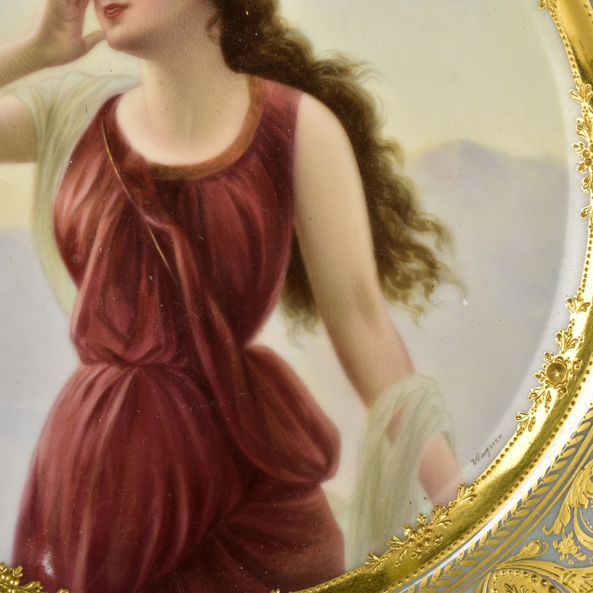 19/20th Century Royal Vienna Porcelan Plate