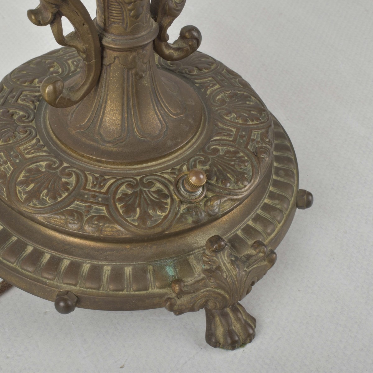 Vintage French Figural Bouillotte Lamp