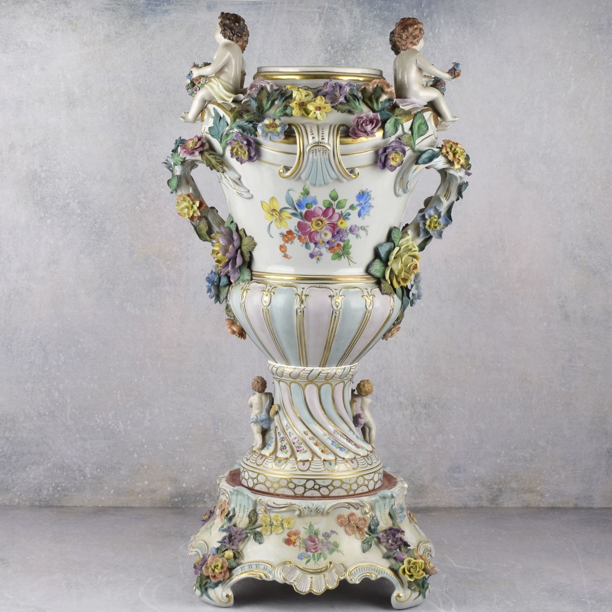 Dresden Porcelain Urn
