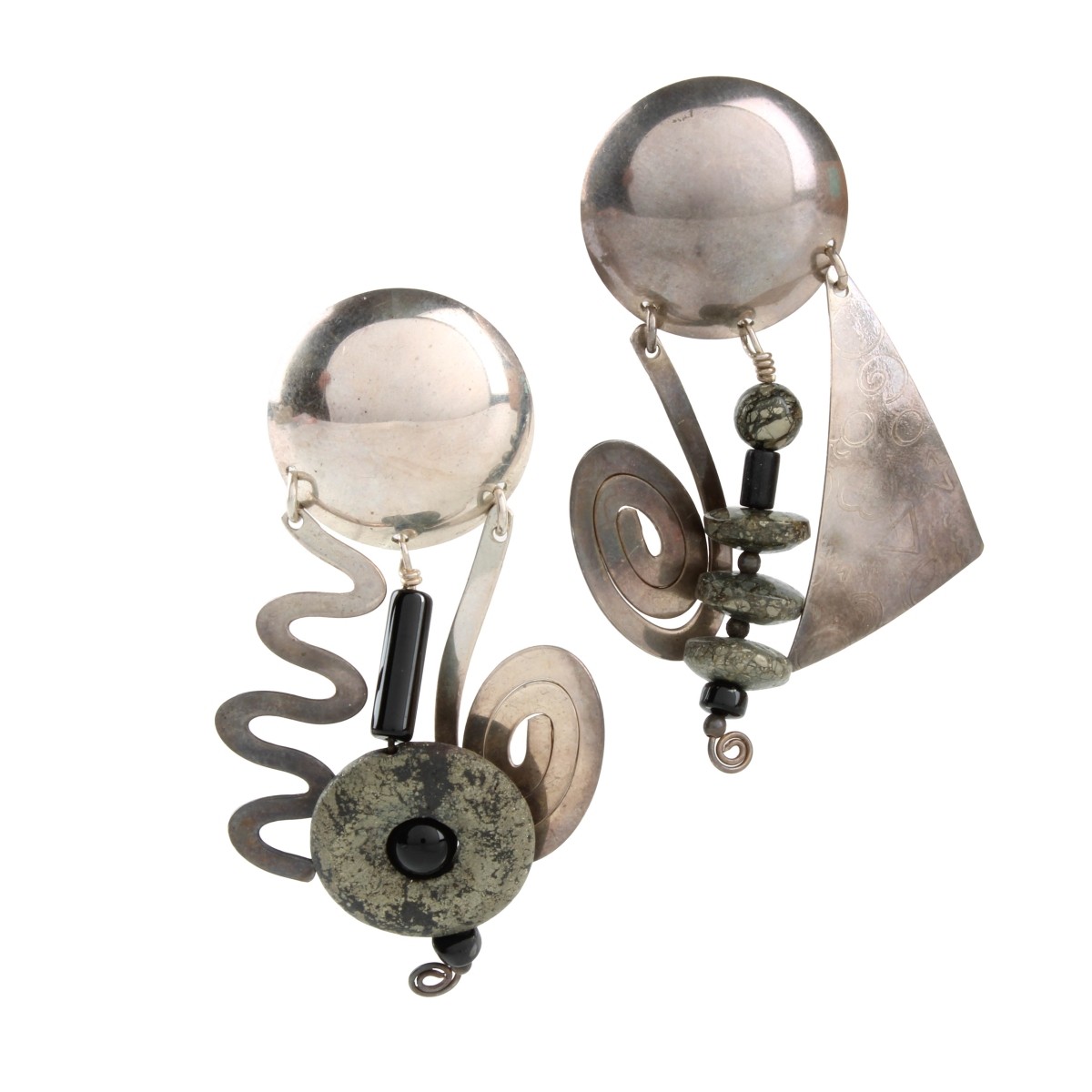 B. Sucherman Sterling Earrings
