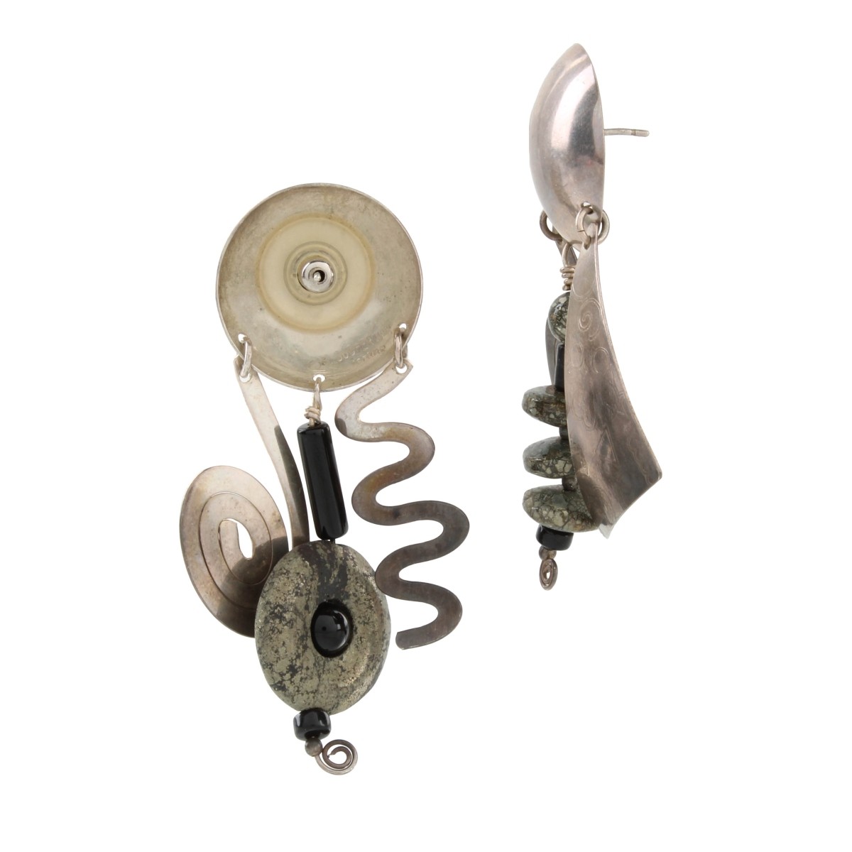 B. Sucherman Sterling Earrings