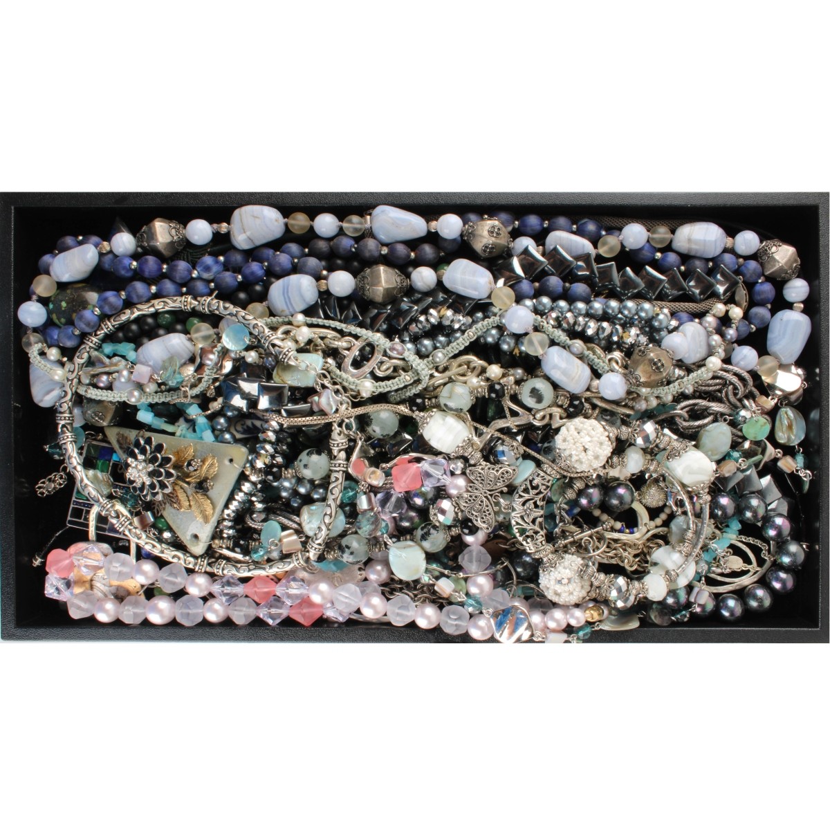 Tray Lot of Fashion Necklaces