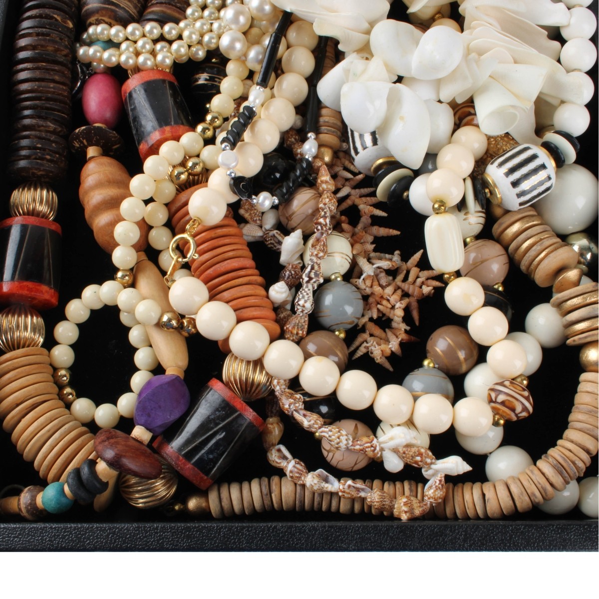 Tray Lot of Fashion Necklaces