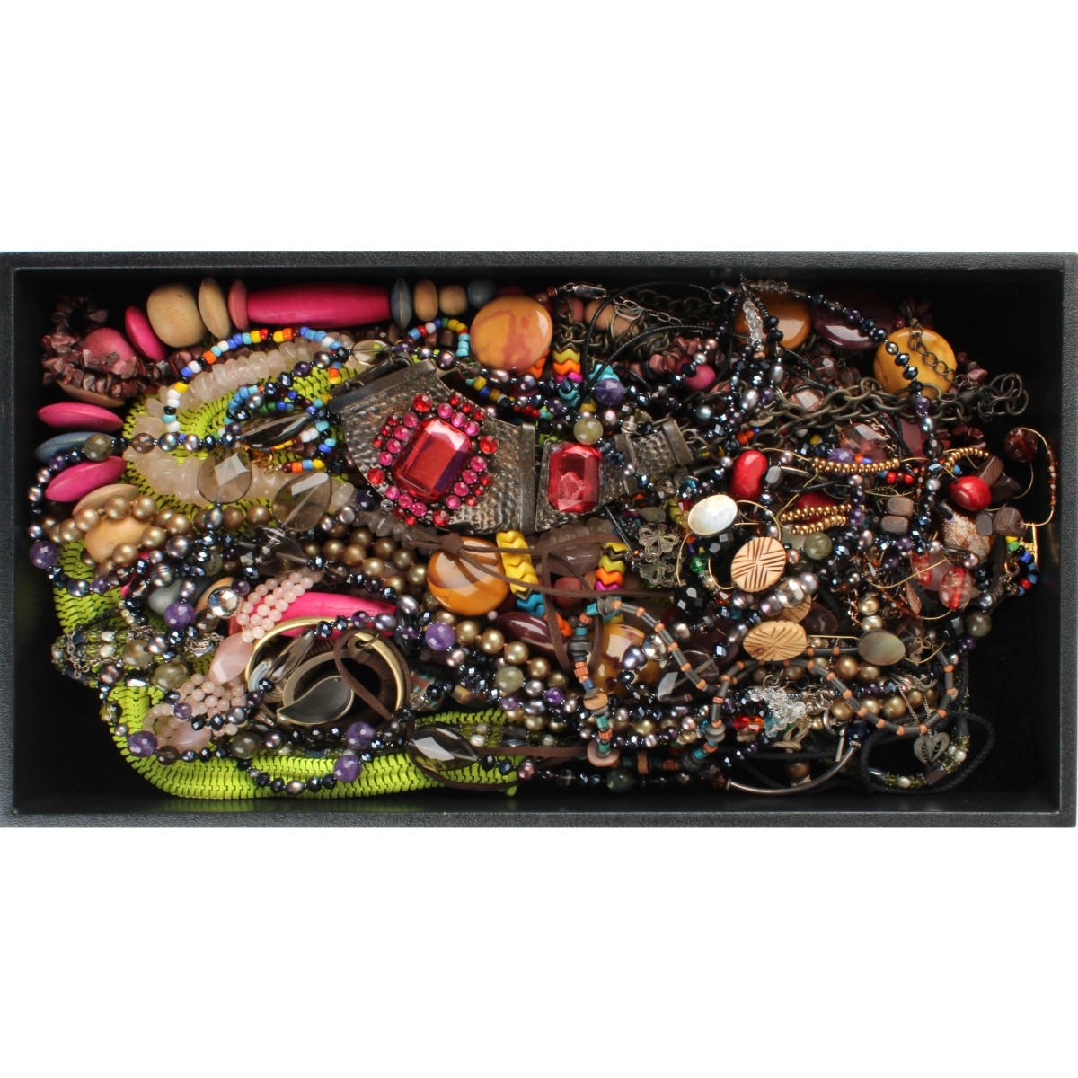 Tray Lot of Fashion Necklaces