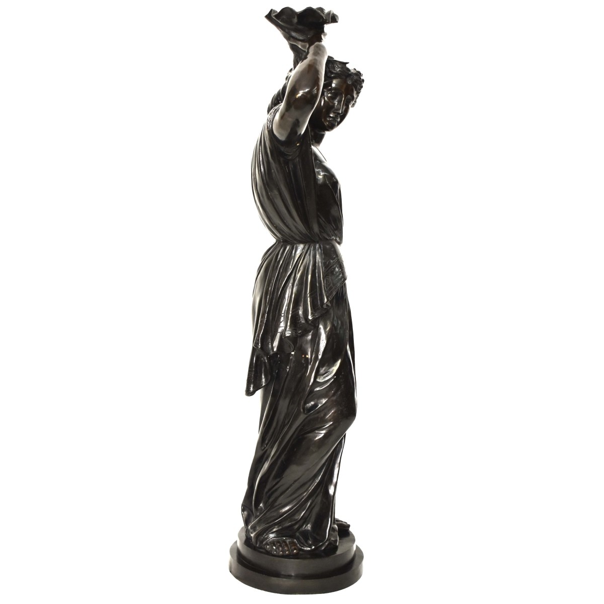 "Serena" Patinated Spelter Sculpture