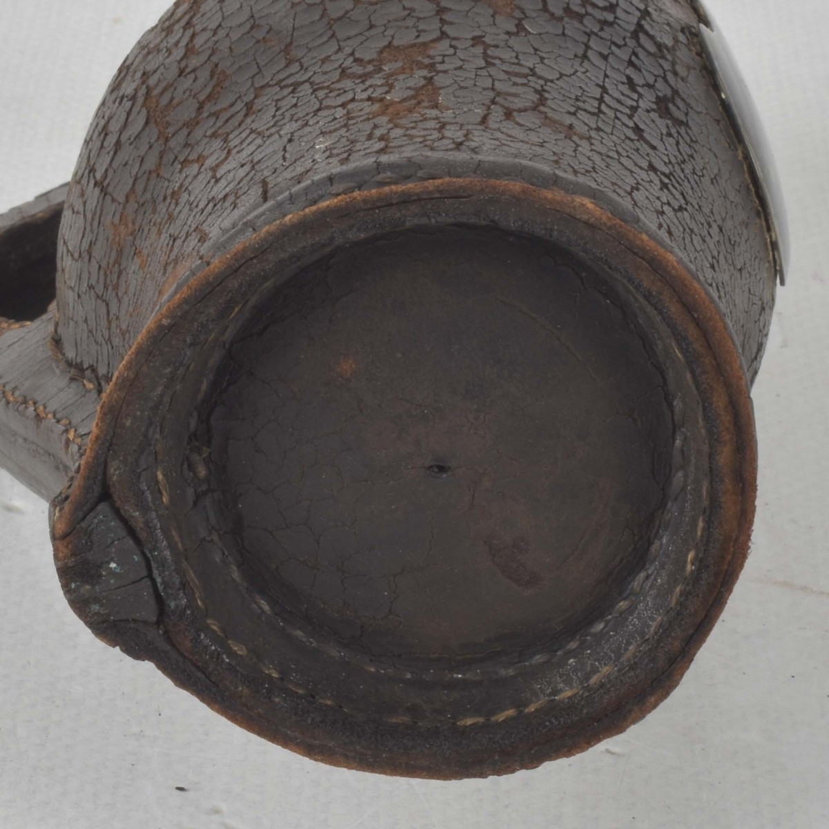 Sterling Silver Leather Wrapped Tankard