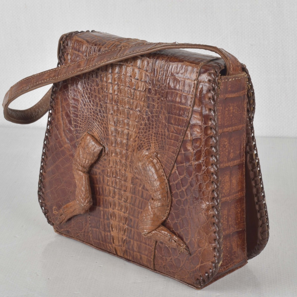 1960's Alligator Handbag