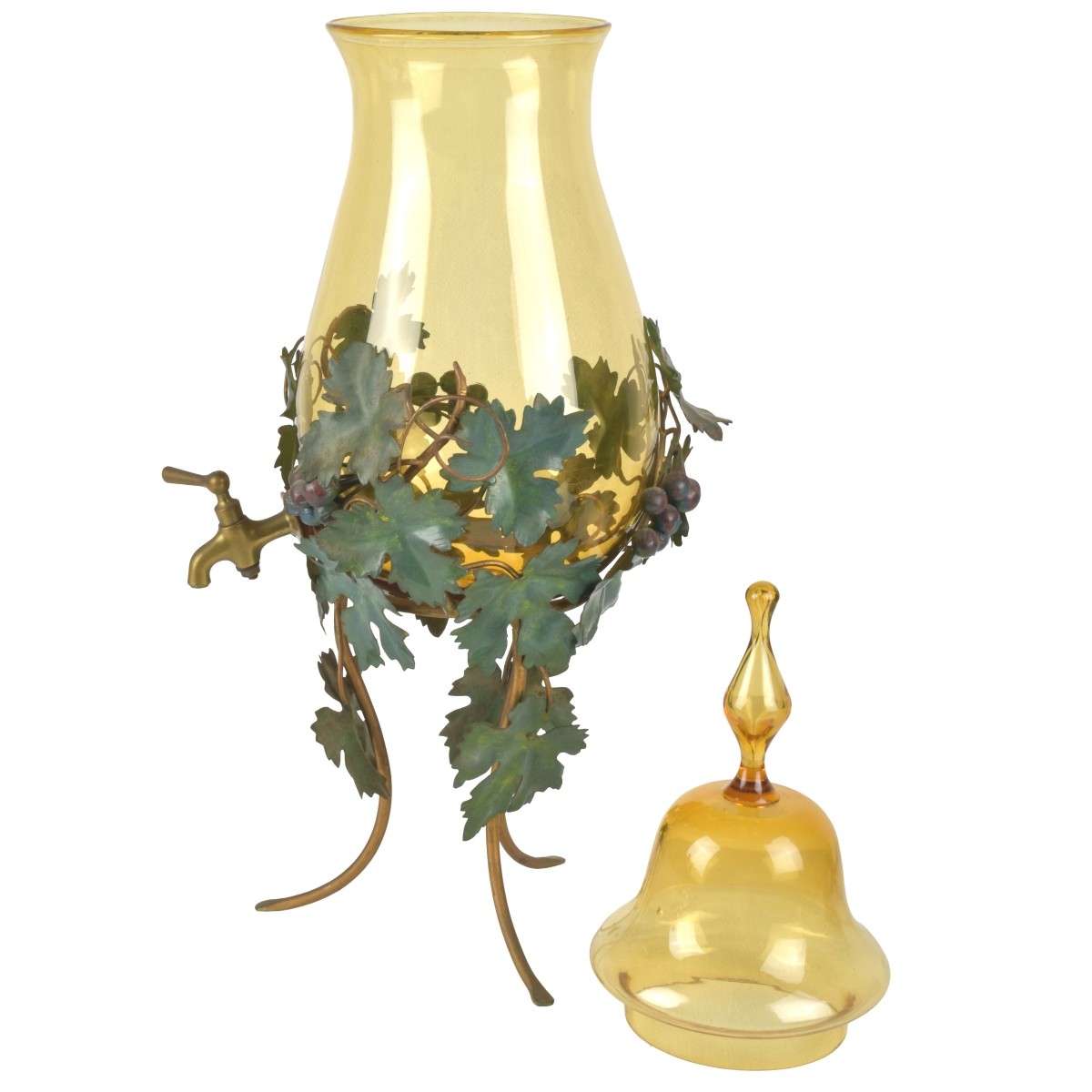 Italian Blown Glass Wine Dispenser