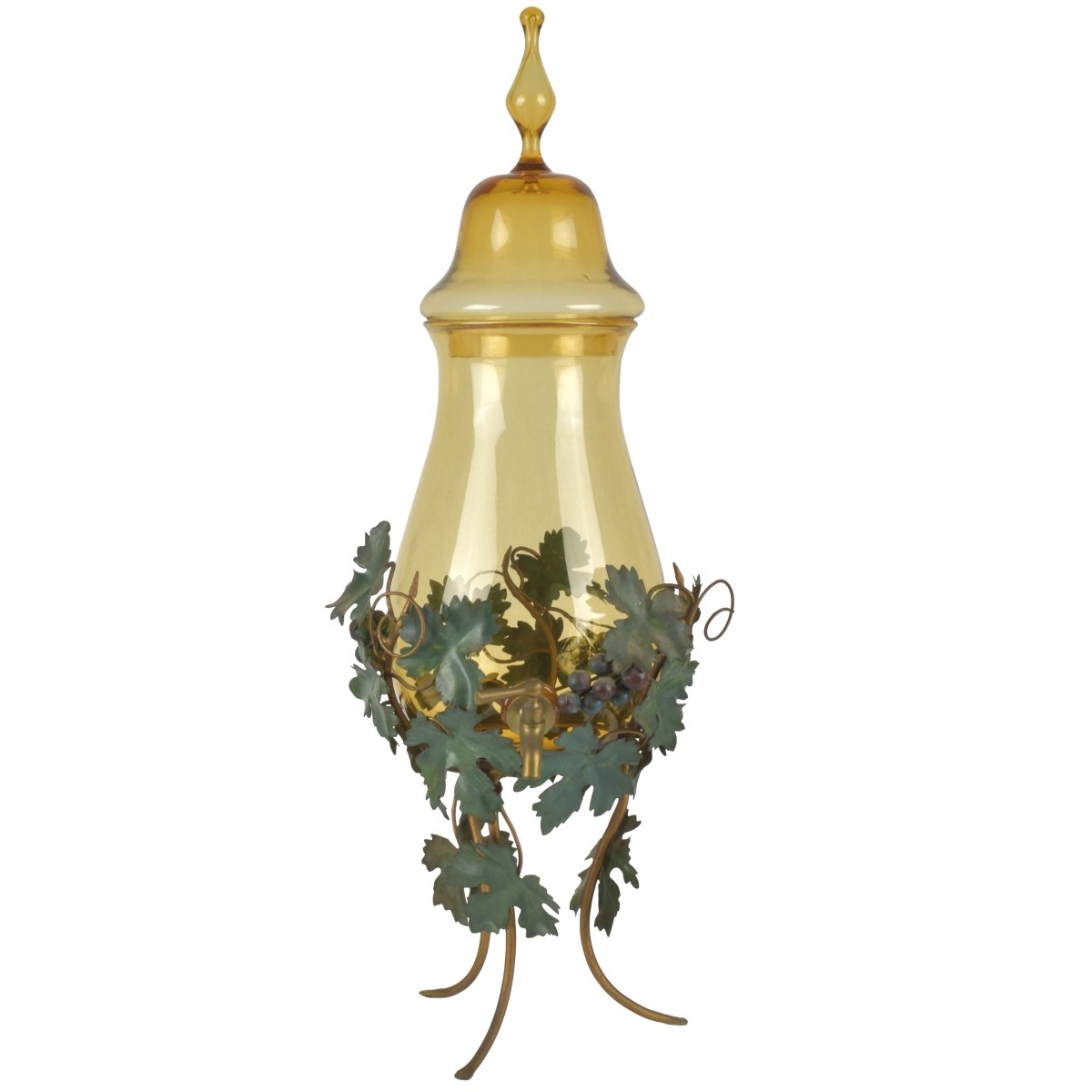 Italian Blown Glass Wine Dispenser