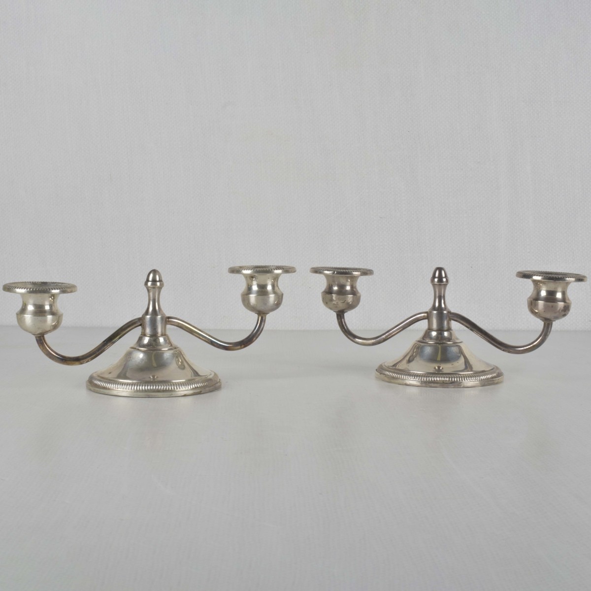 Vintage Sterling Silver Candelabras