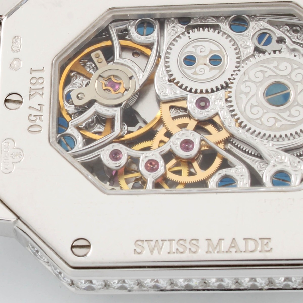 Corum Diamond and 18K Octagonale Watch