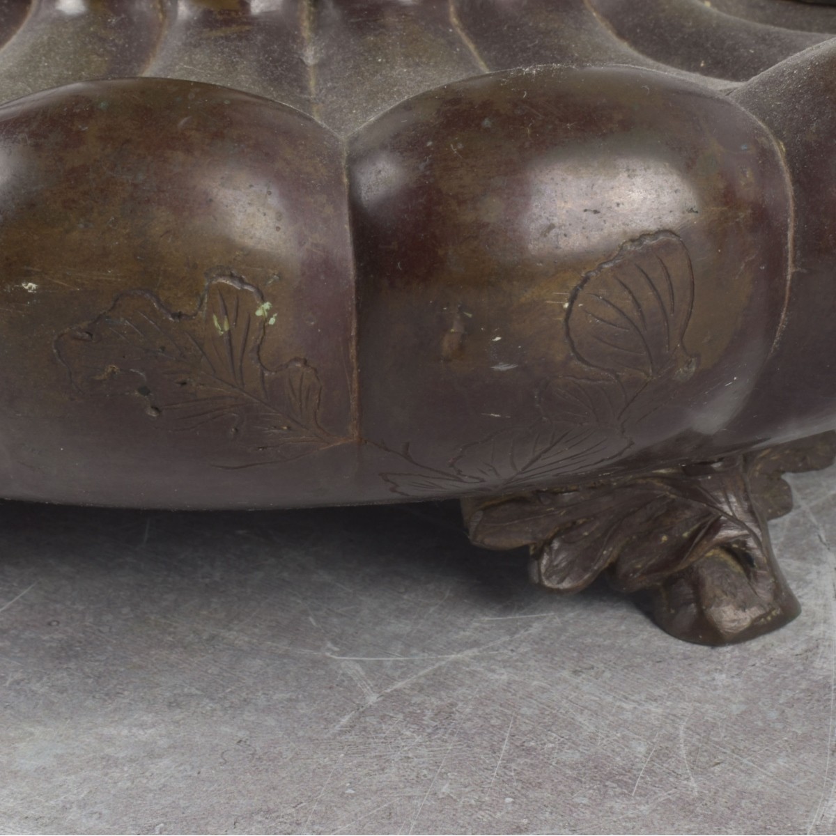 Massive Japanese Antique Bronze Urn