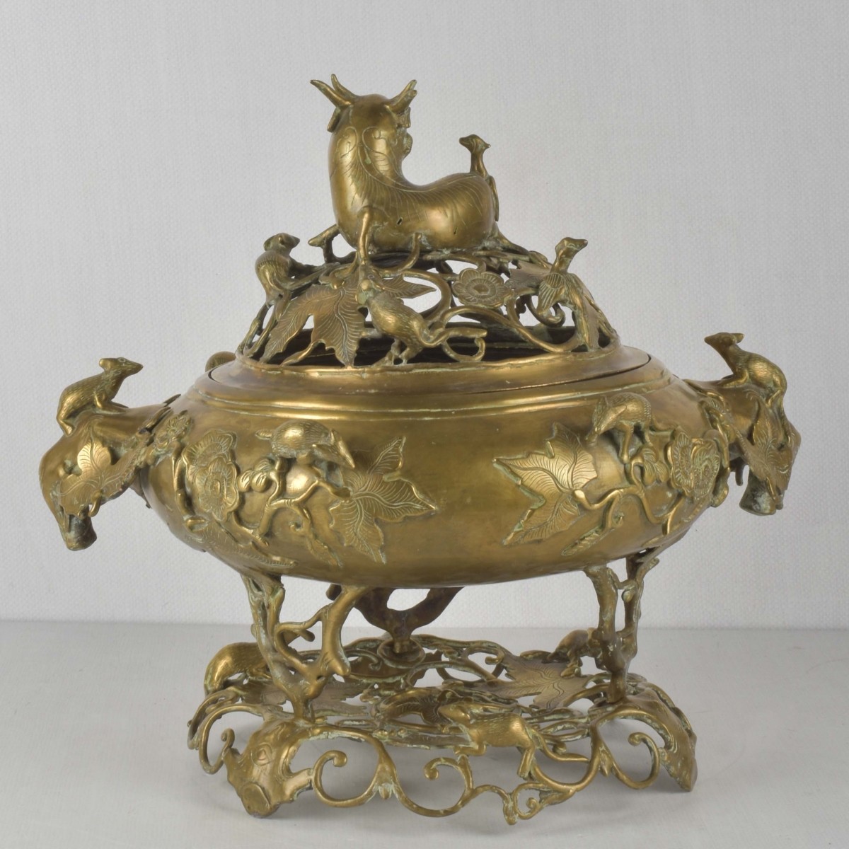 20th Century Chinese Brass Censer