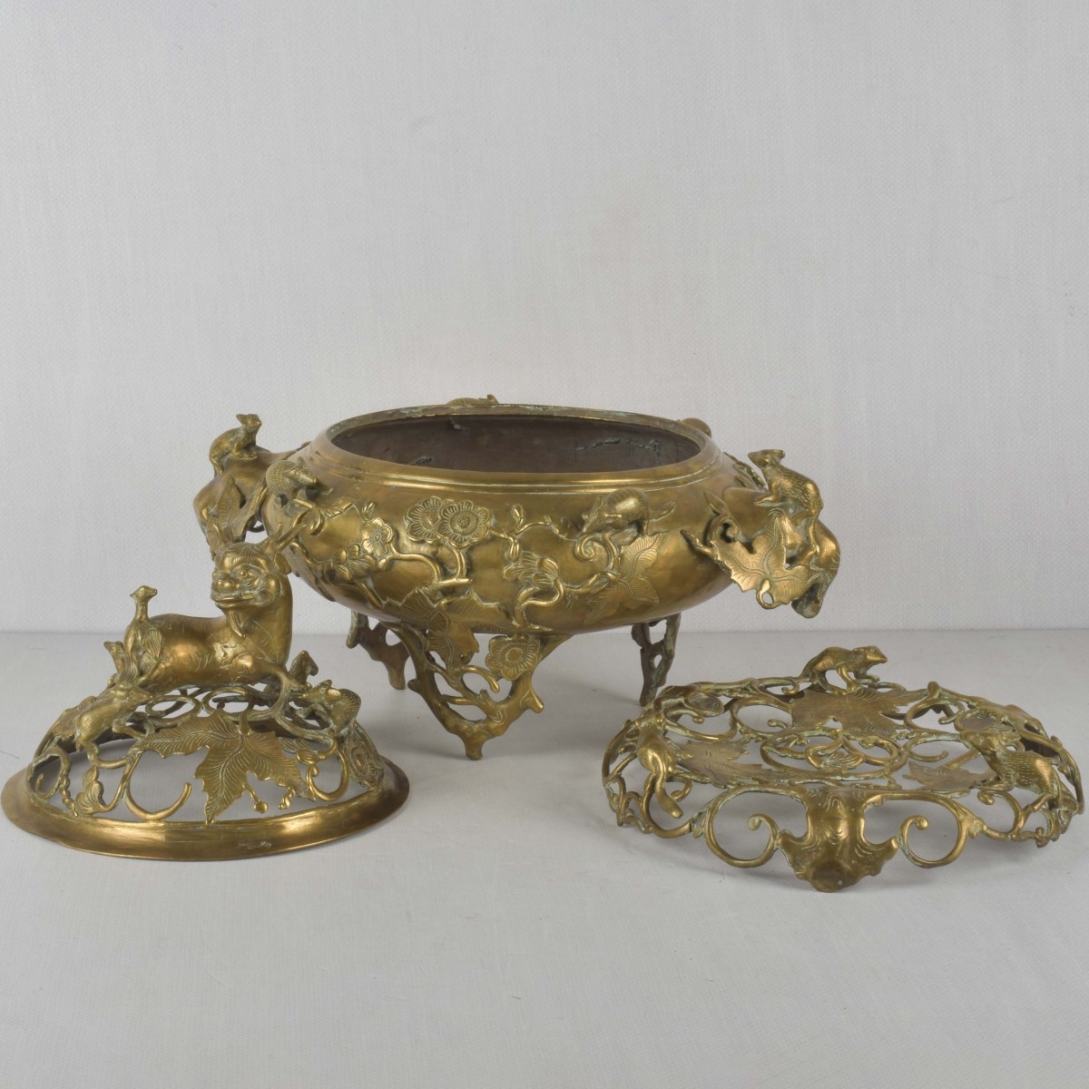20th Century Chinese Brass Censer