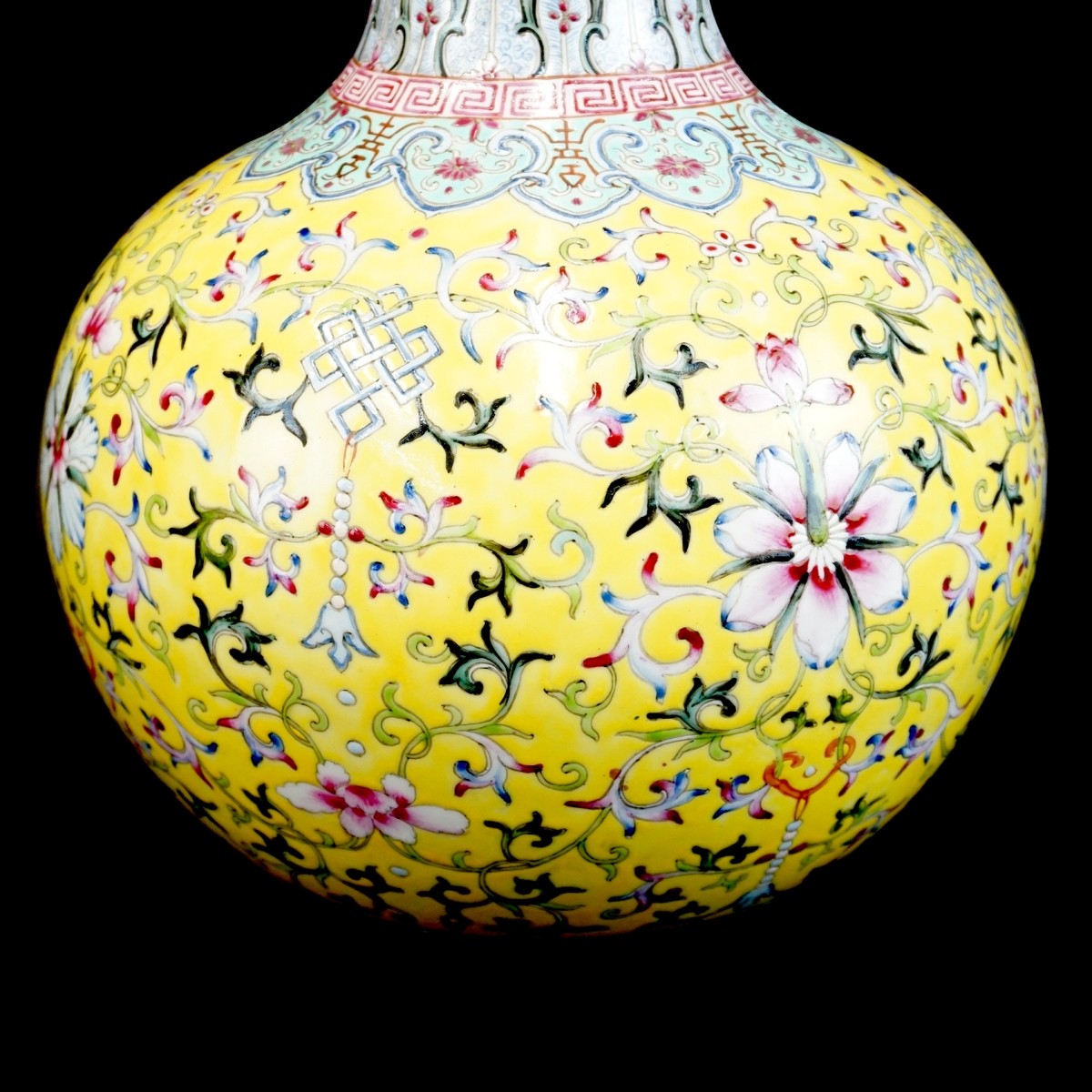 Chinese Famille Jaune Vases
