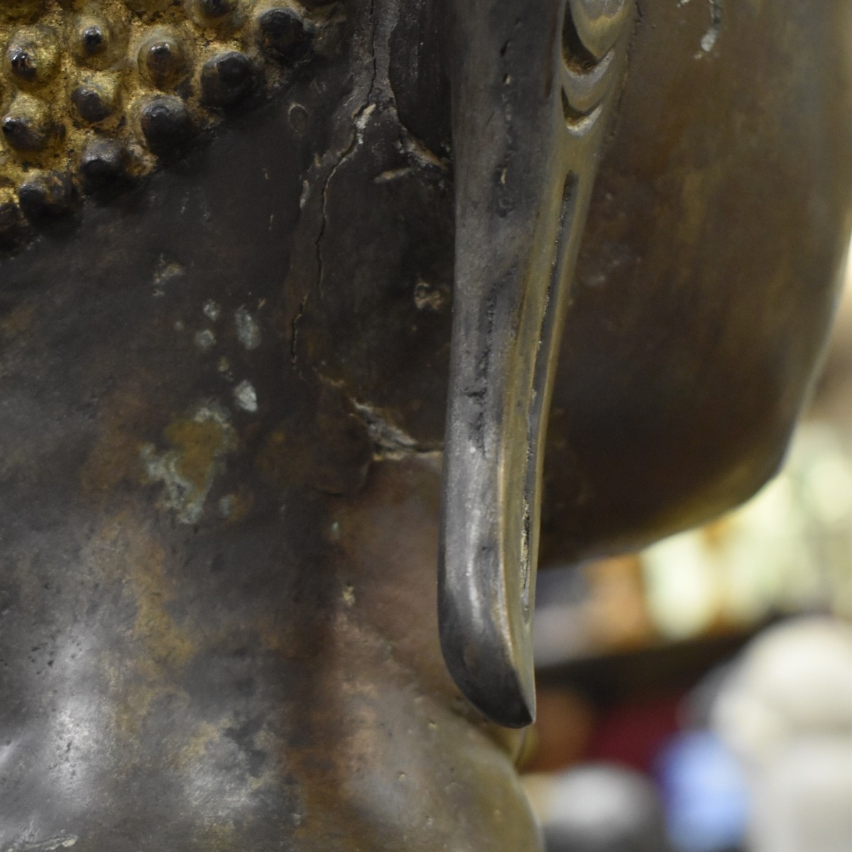 Life Size Thai Bronze Sculpture