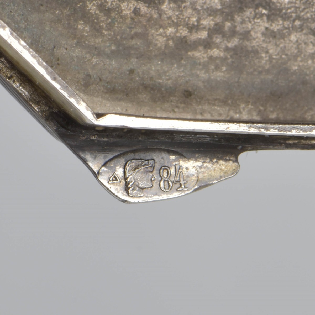 Russian 84 Silver Cigarette Case