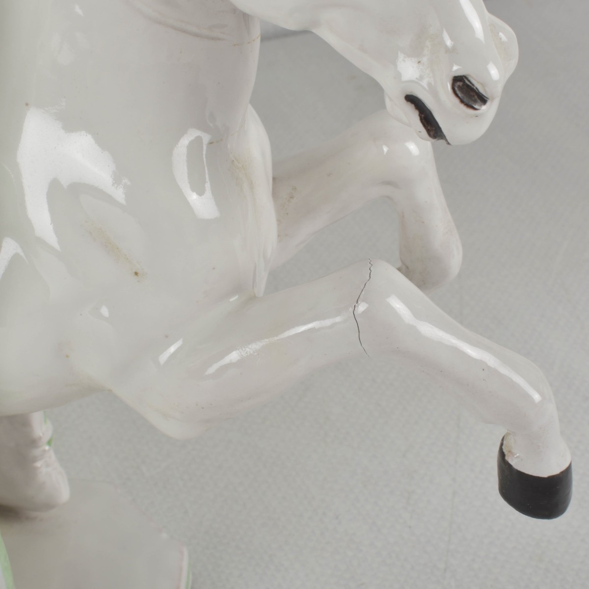 Faience Galloping Horse Obelisks