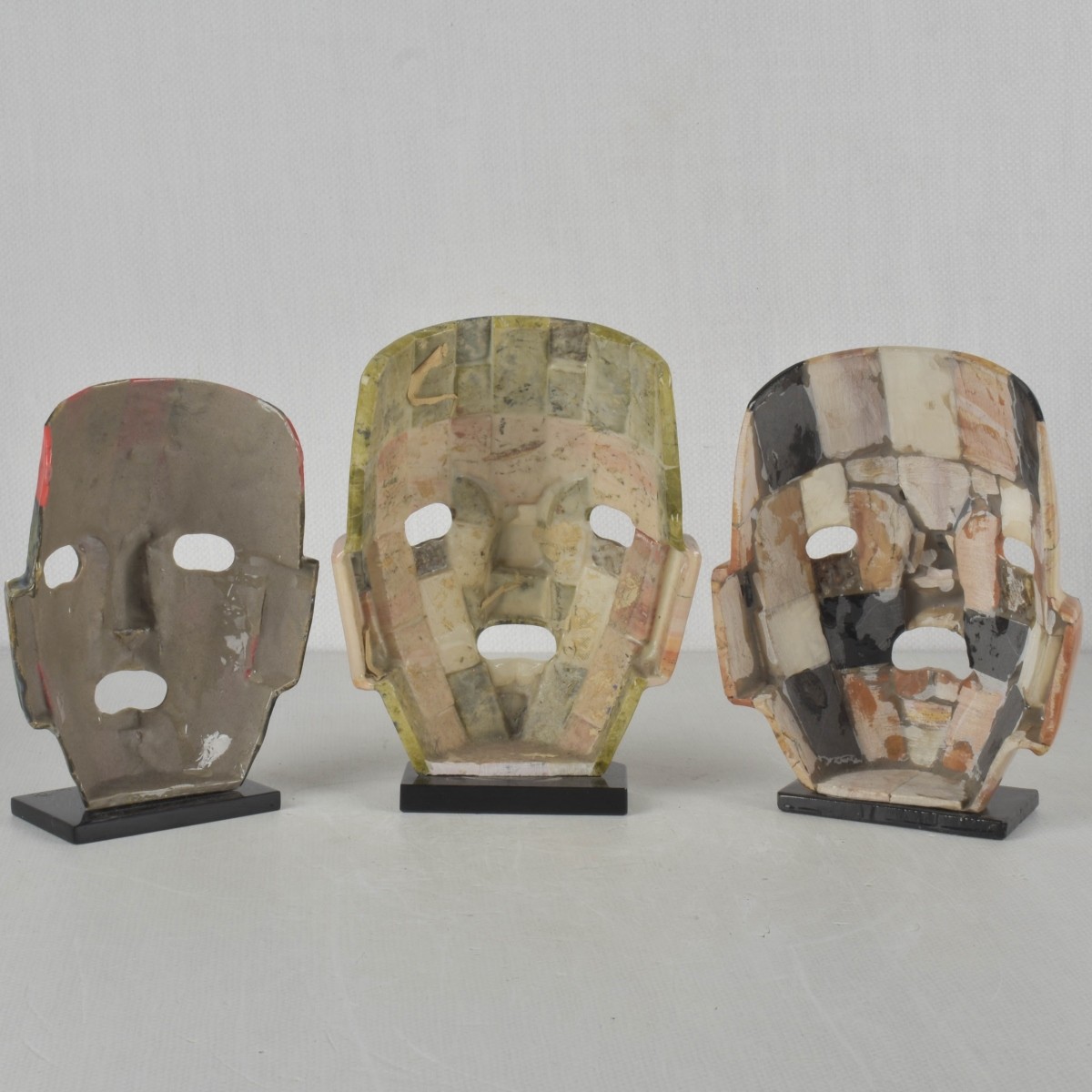 Mayan Aztec Burial-Death Masks