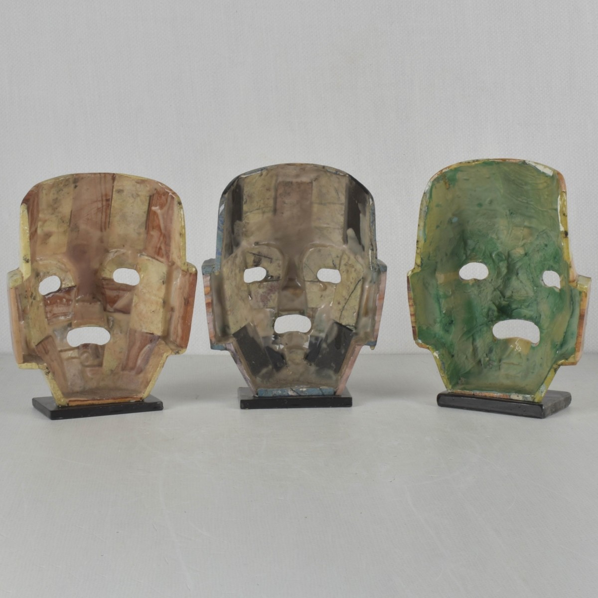 Mayan Aztec Burial-Death Masks