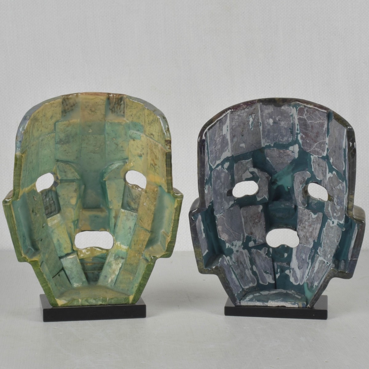 Mayan Aztec Burial-Death Masks