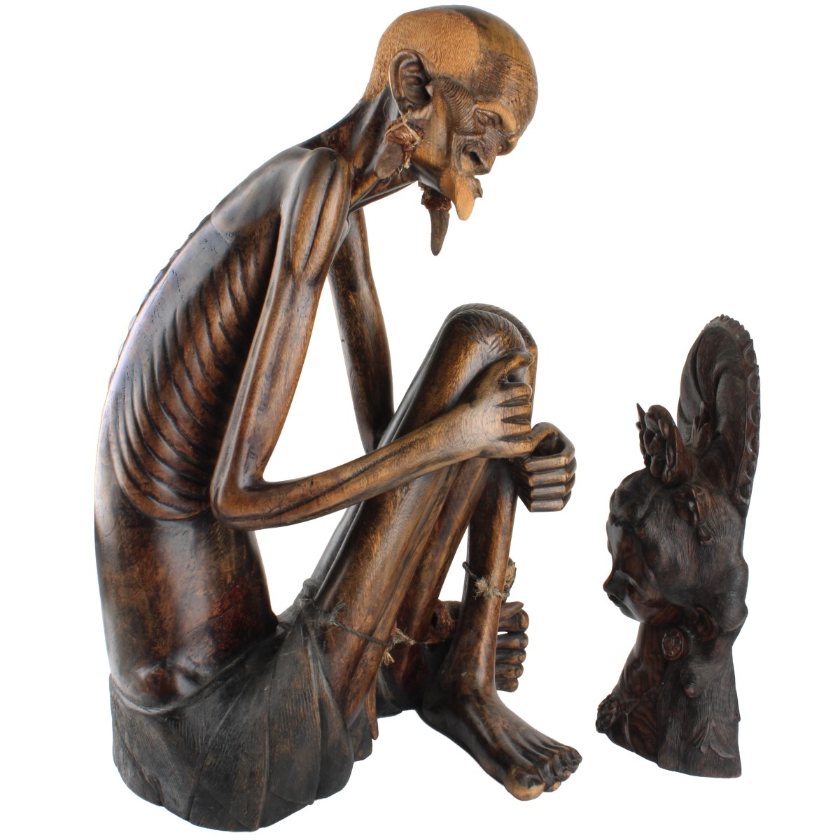 Vintage Carved Wood Figures