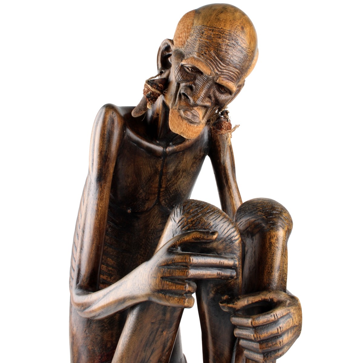 Vintage Carved Wood Figures
