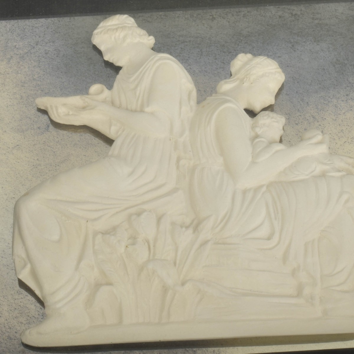 Framed High Relief Grecian Plaques