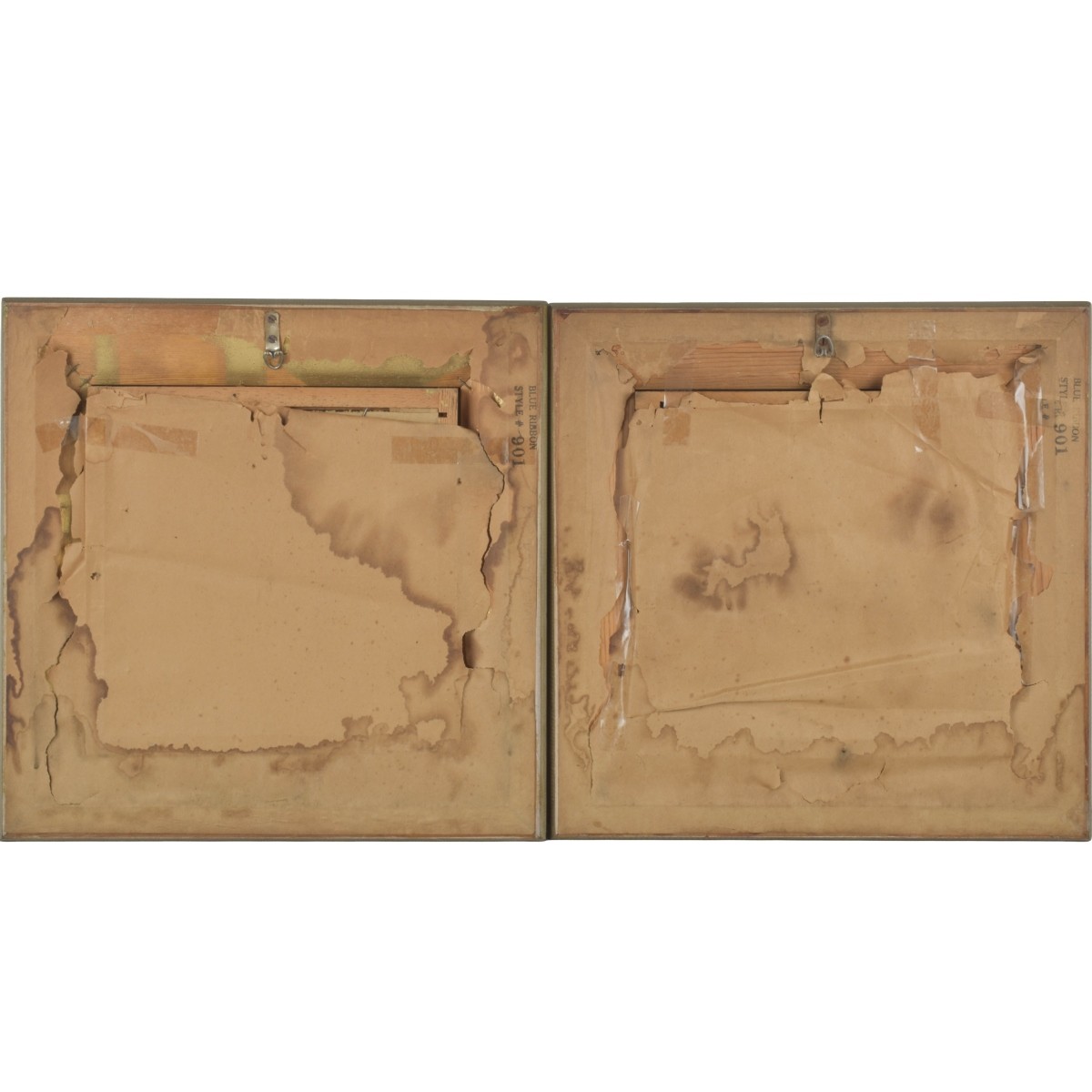 Framed High Relief Grecian Plaques