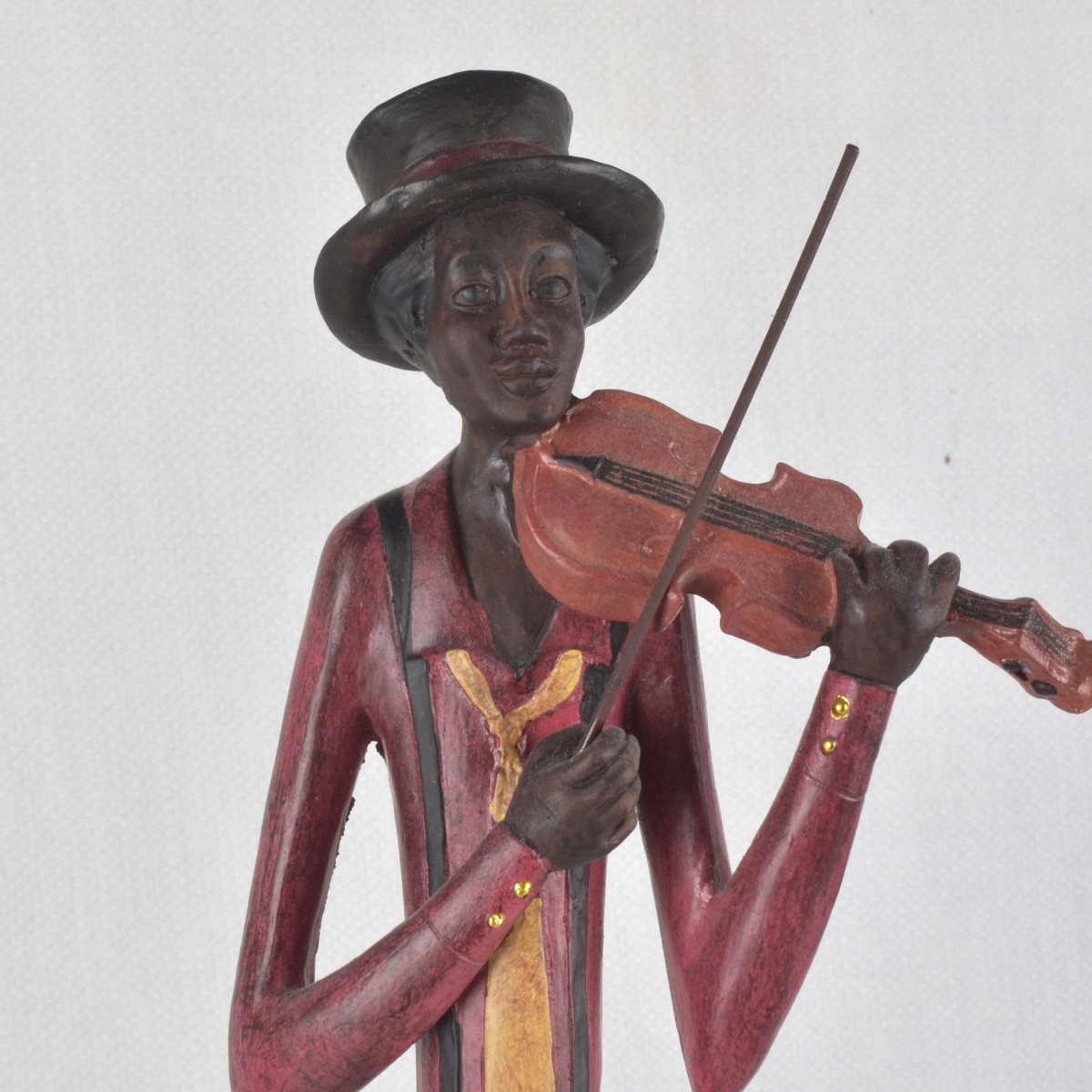 Collection of Painted Carved Figures