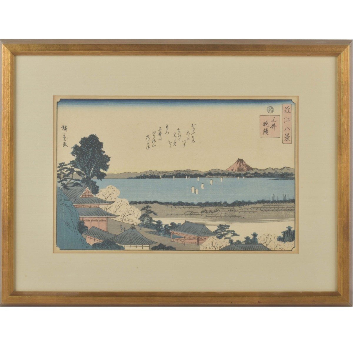 Antique Japanese Wood Block Print