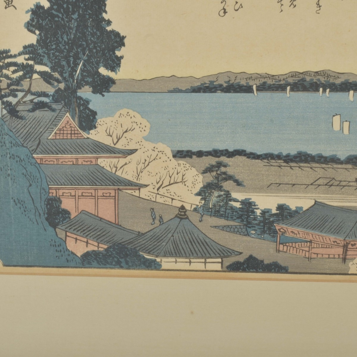 Antique Japanese Wood Block Print