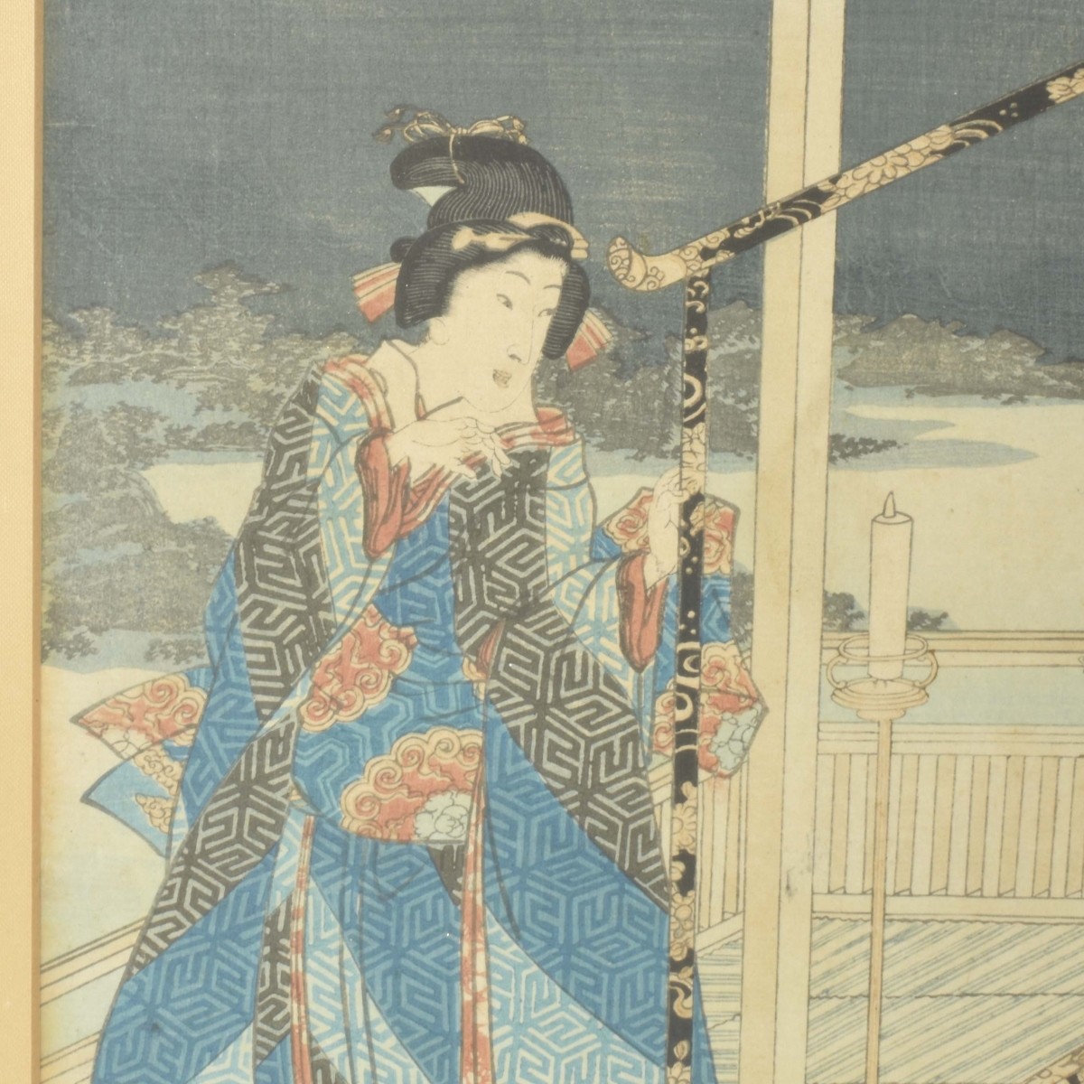 19th Century Japanese Wood Block Triptych