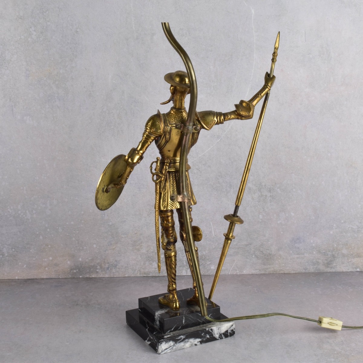 Vintage Bronze Don Quixote Sculpture
