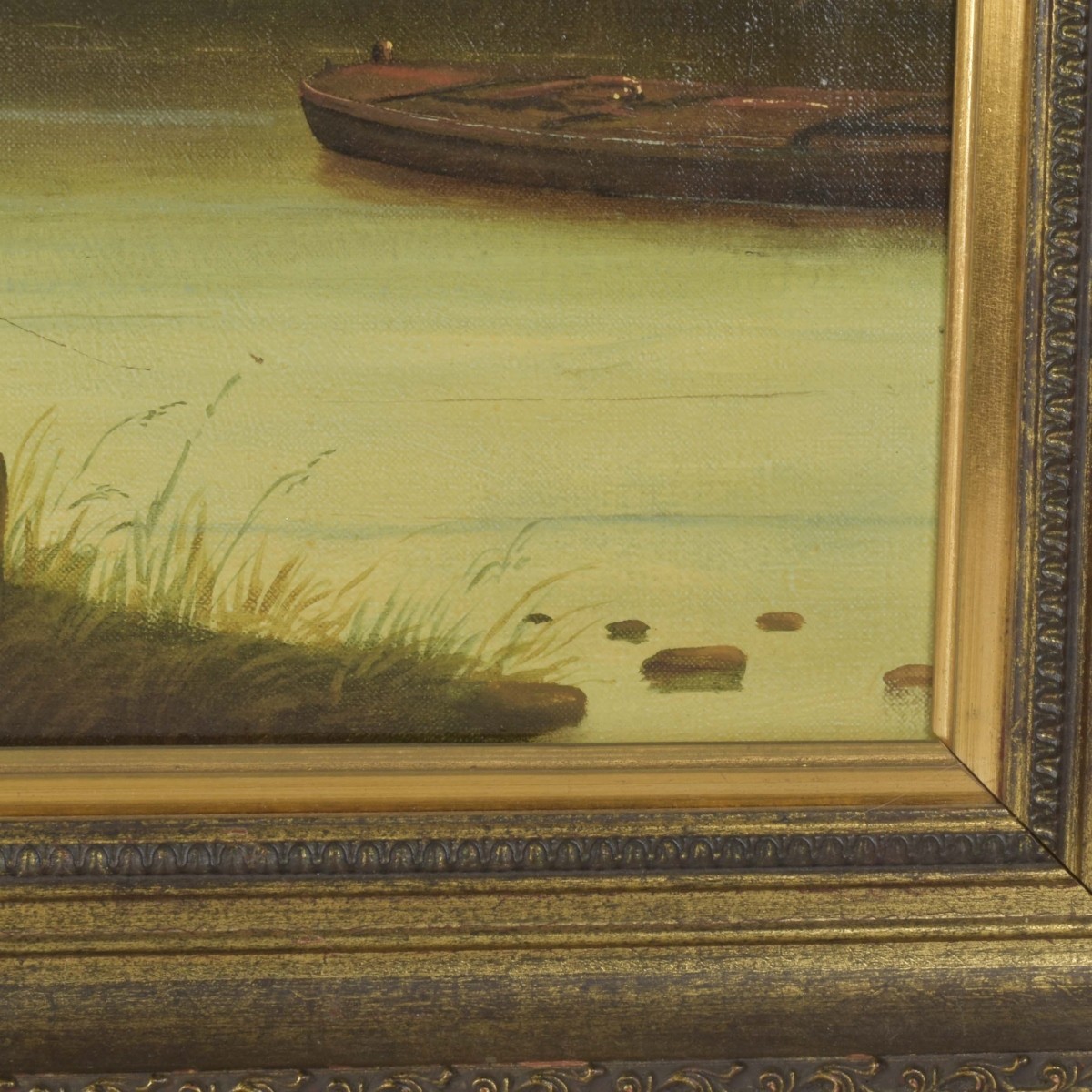 Oil On Canvas Dutch Landscape