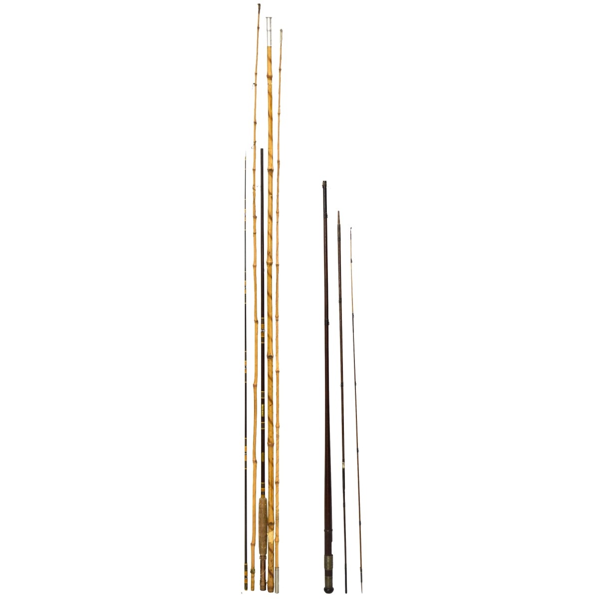Antique Split Bamboo Fly Fishing Rods