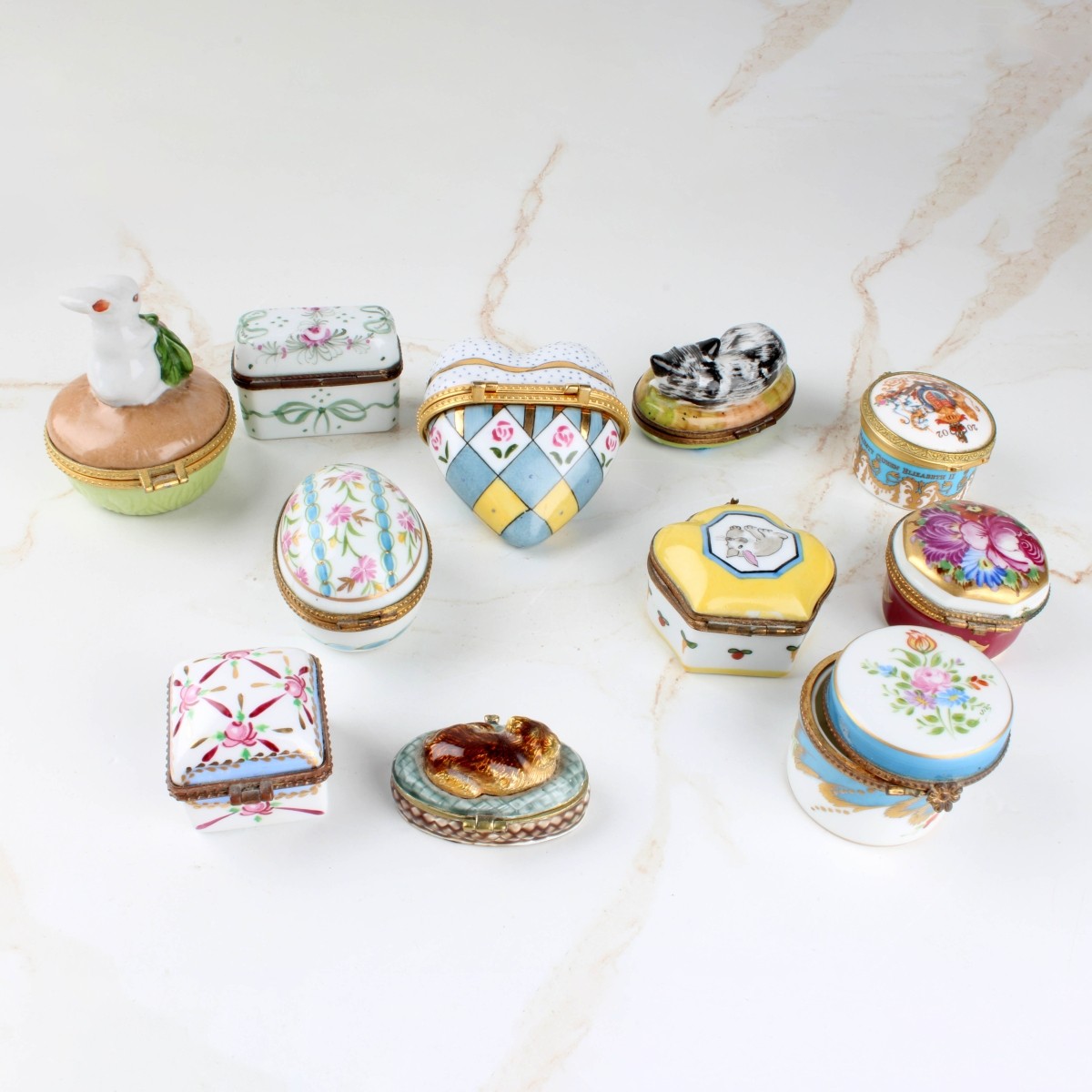 Porcelain Trinket Boxes