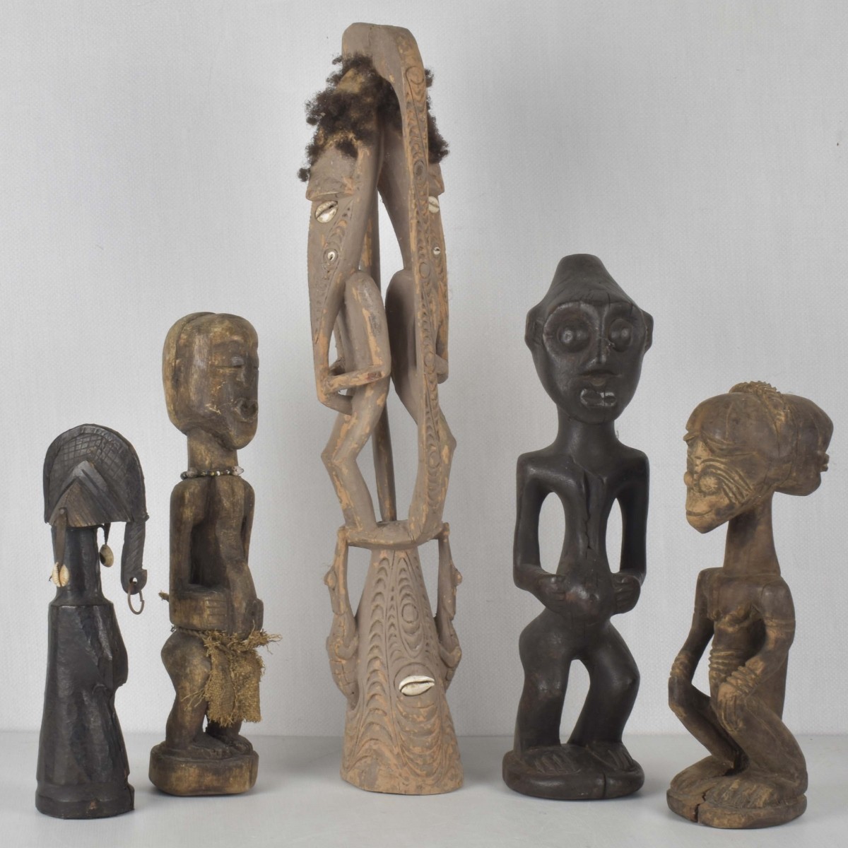 Antique African Tribal Art Wood Sculptures