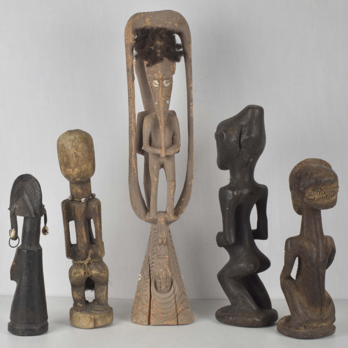 Antique African Tribal Art Wood Sculptures