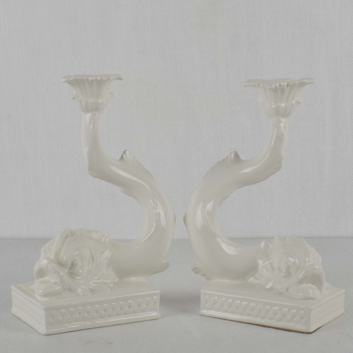 Tiffany & Co. Porcelain Candlesticks