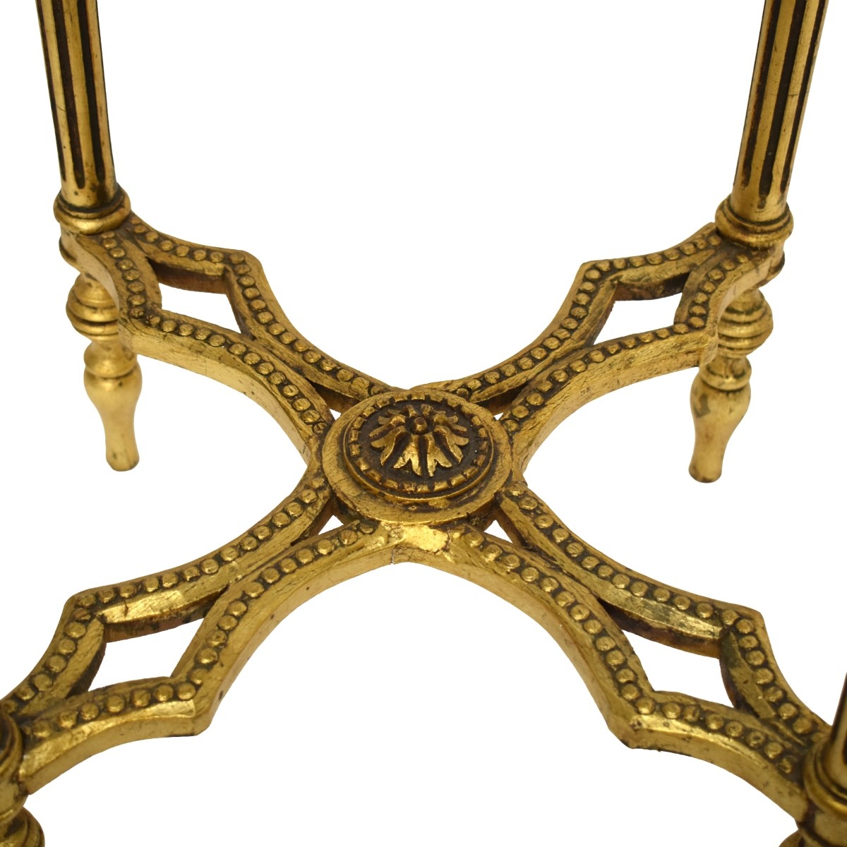 Gilt Wood, Marble Top Table