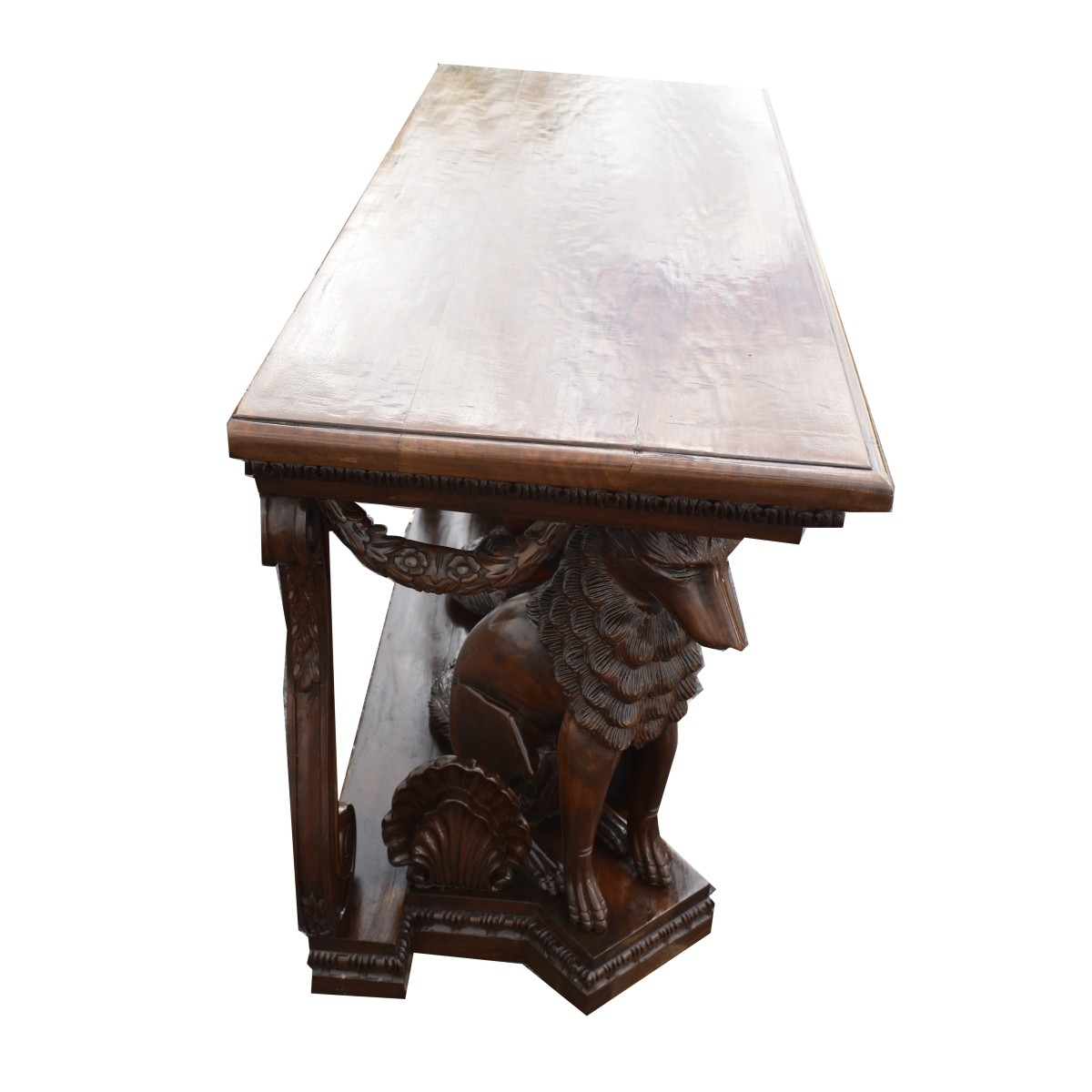 Vintage French Regency Style Mahogany Desk